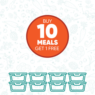 Buy 10 Meals, Get 1 Free*