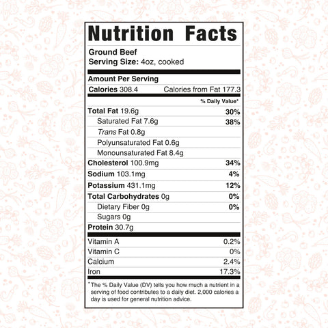 1lb competitive approved 90/10 ground beef prepared meals delivery