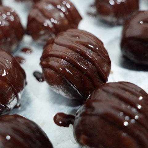3 Banana Chocolate Protein Poppers