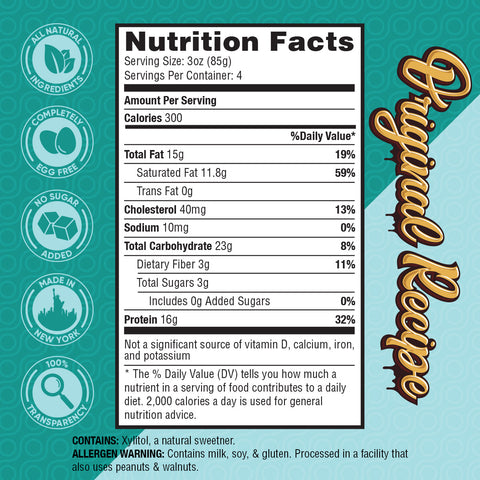 original recipe high protein edible cookie dough
