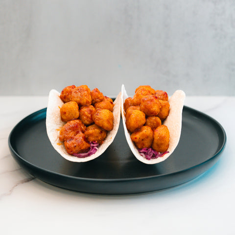 Honey Garlic Crispy Chicken Tacos