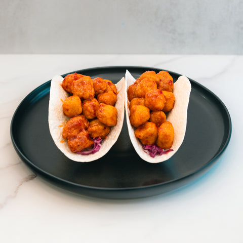 Honey Garlic Crispy Chicken Tacos