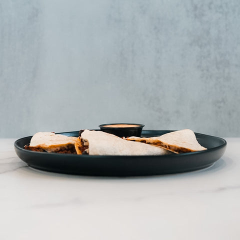Quesadilla de chorizo ​​vegana