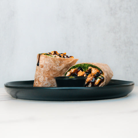 Wrap de pollo a la parrilla con pesto