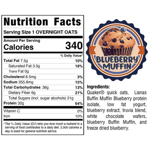 Overnight Oats (Flavors Vary)