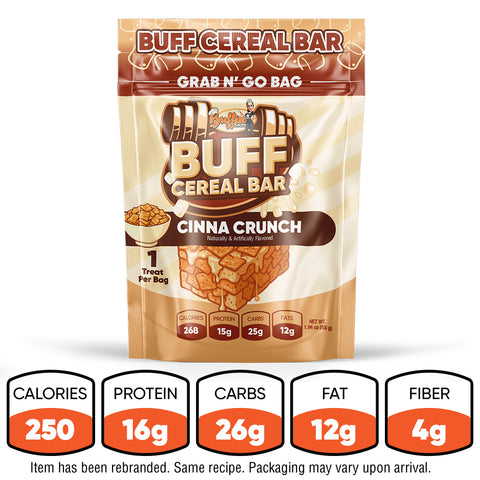 Cinna Crunch Buff Cereal Bar