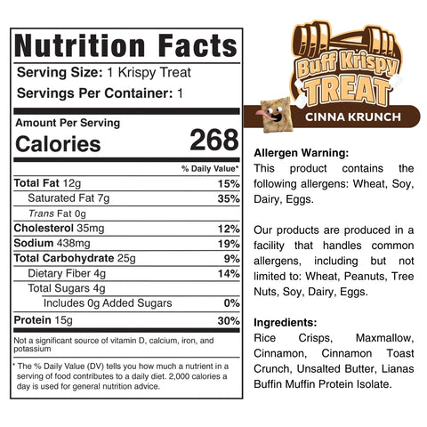 Buff Krispy Treat Cinna Krunch