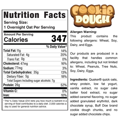 Overnight Oats (Flavors Vary)