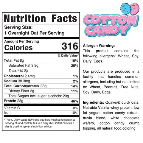 Overnight Oats (Flavors Vary)