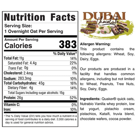 Overnight Oats (Flavors Vary)