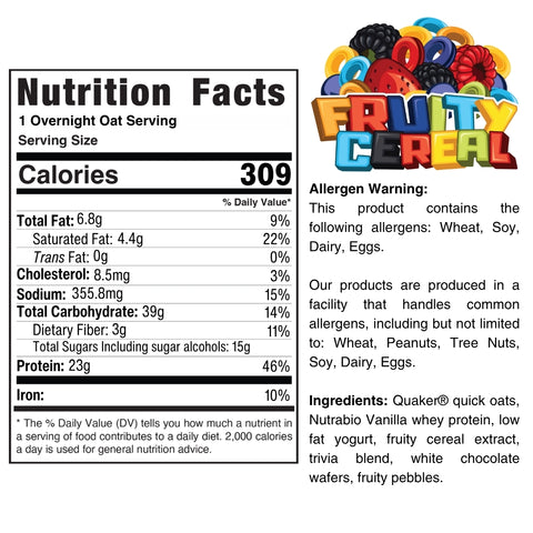 Overnight Oats (Flavors Vary)