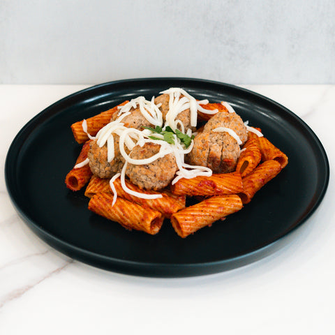 Rigatoni & Meatballs