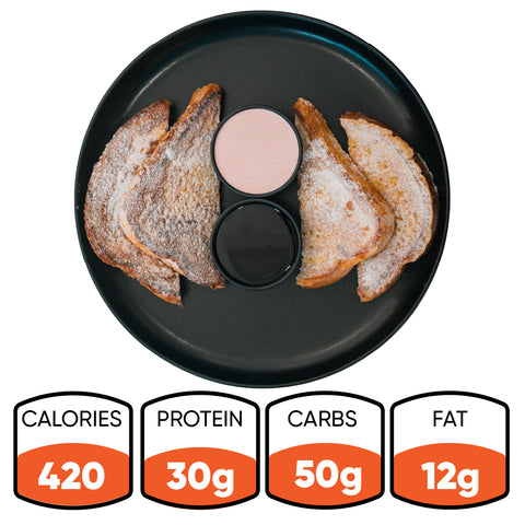 Strawberry Protein French Toast